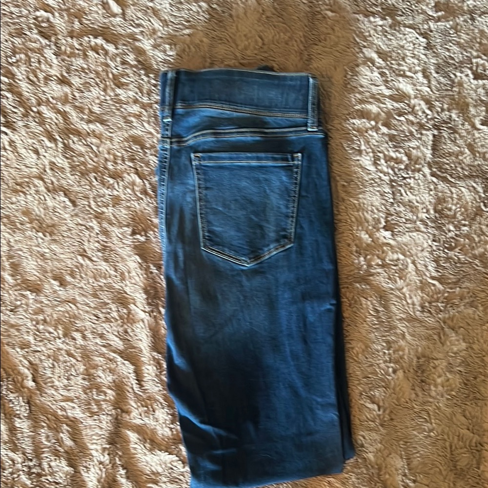 Nine West Blue Straight Leg Jeans Classic Style